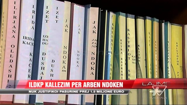 ILDKP kallëzim për Arben Ndokën - News, Lajme - Vizion Plus