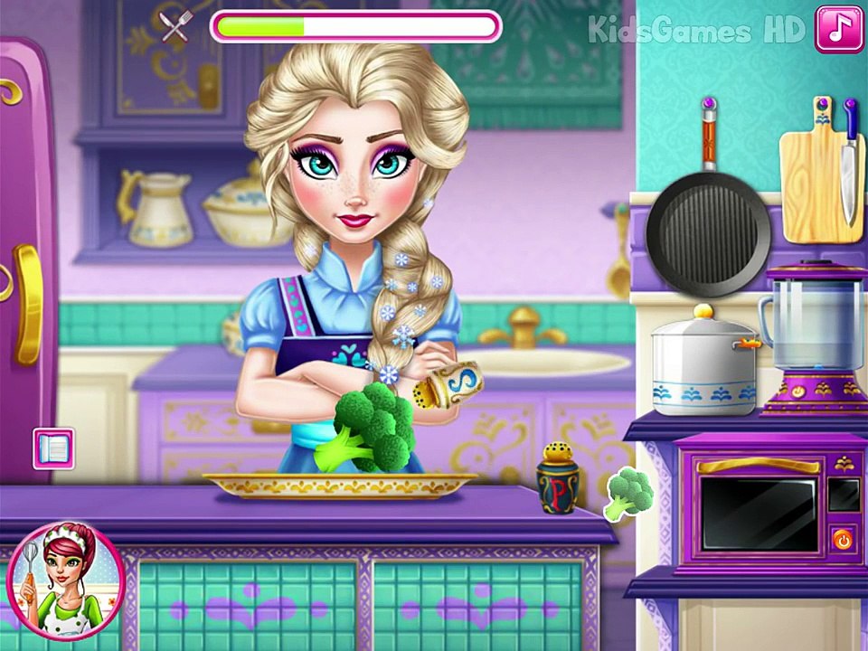 Game - Princess Elsa Real Cooking - Frozen Movie Game for Kids