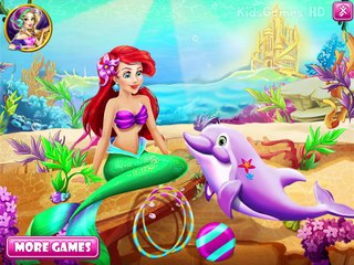 GAMEAriel Dolphin Wash - Disney Princess Game Cartoon - Baby Video Games
