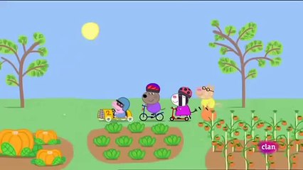 Peppa pig Castellano Temporada 4x32 El coche de carreras de George