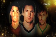 Messi, Ronaldo y Neymar, finalistas al Balón de Oro