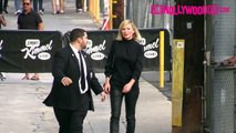 Kirsten Dunst Arrives To Jimmy Kimmel Live! Studios 10.12.15 - TheHollywoodFix.com