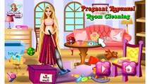 Disney Tangled Rapunzel Game Movie Pregnant Disney Princess Rapunzel Room Cleaning Baby Vi