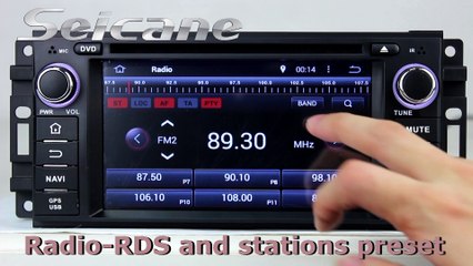 2005 2006-2010 Chrysler Sebring Aspen 300C dvd player audio system with touch screen DAB