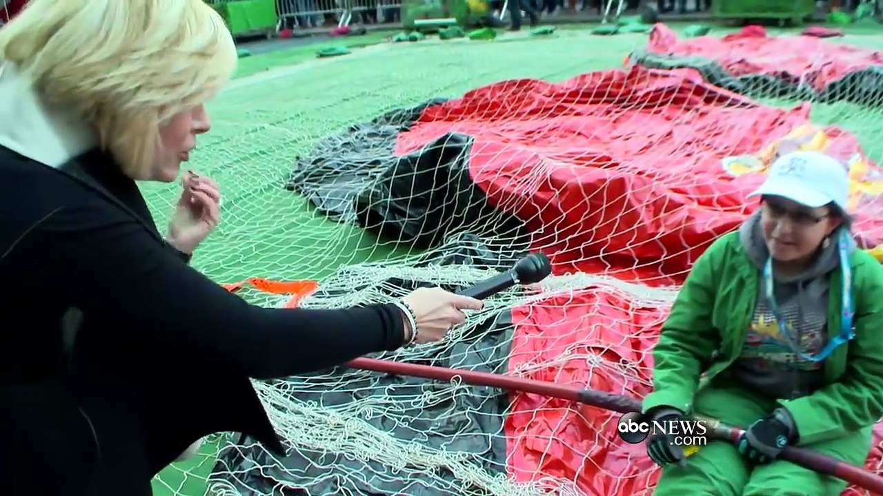Balloons are Blown Up for Macy’s Thanksgiving D...