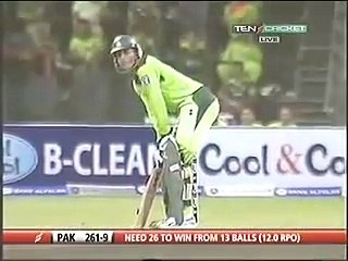Abdul Razzaq Batting Against South Africa