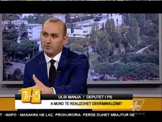 7pa5 - A mund te realizohet dekriminalizimi - 16 Shtator 2015 - Show - Vizion Plus