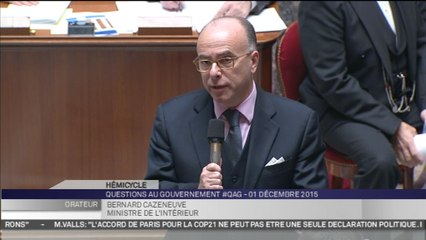 Etat d'urgence : "Aucun militant écologiste n'a été assigné à résidence", assure Cazeneuve