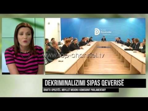 Felaj: Komisioni i Dekriminalizimit ka marrë fund - Top Channel Albania - News - Lajme