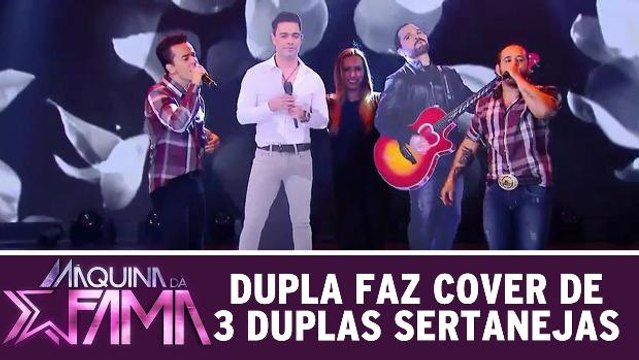 Dupla faz cover de três duplas sertanejas