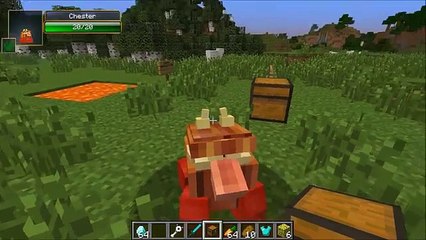 Minecraft_ ULTIMATE COMPANION (CHESTER THE WALKING CHEST!) Mod Showcase