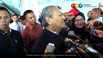 Dr M: Umno AGM less open, less fun now