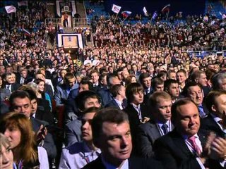 PRESIDENTI NE RUSI KONGRESI I PARTISE RIKONFIRMON KANDIDATUREN E PUTIN LAJM