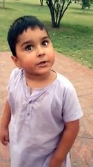 Cute Stylish Baby Describe Accident Story ... Must Watch