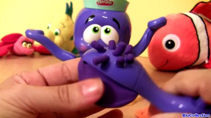 PLAY DOH Octopus Playset Disney Nemo Dory Flounder Sebastian Ocean Animals Ośmiornica Play