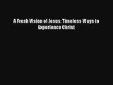A Fresh Vision of Jesus: Timeless Ways to Experience Christ [PDF] Full Ebook