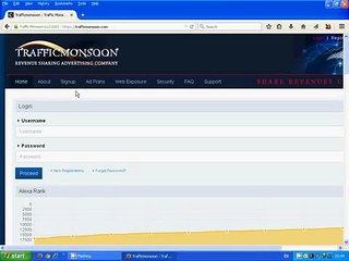 Traffic monsoon the king of earning