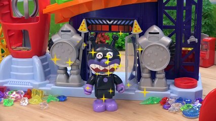 호빵맨 VS 세균맨❤アンパンマンVSバイキンマン❤おもちゃ とToy Storyスペースクレーン Anpanman toys anime