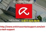 Avira Antivirus Tech Support 1-877-523-3678