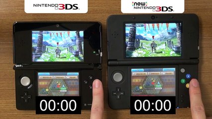 Monster Hunter X - Temps de chargement 3DS vs. New 3DS