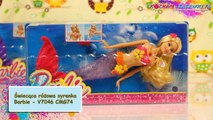Barbie Sparkle Lights Mermaid Barbie Doll (Pink) / Barbie Różowa Świecąca Syrenka - V7046 CMG74 - Recenzja