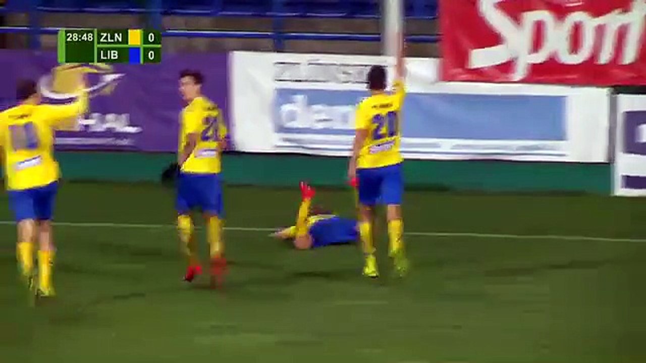 Zlín vs. Slovan Liberec  2 - 0 All Goals (Czech Liga - 30 November 2015)