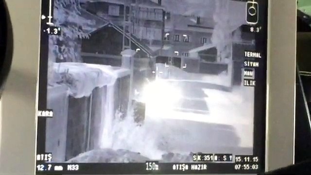 Hendek kapatan polise ateş açan PKK'lı böyle vuruldu