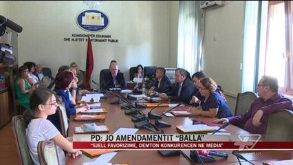 Komisioni i Medias për amendamentin “Balla” - News, Lajme - Vizion Plus