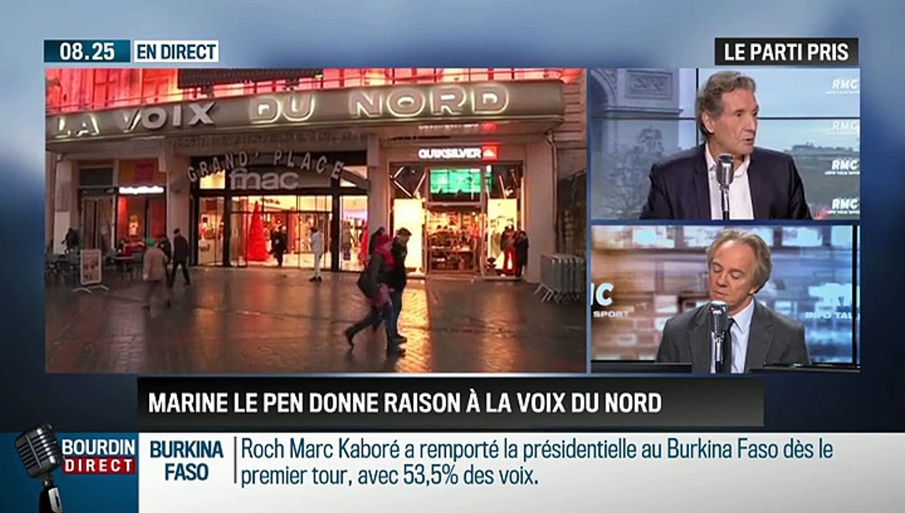 Le parti pris d'Hervé Gattegno: Le bras de fer entre Marine Le pen et La Voix Du Nord continue – 01/12