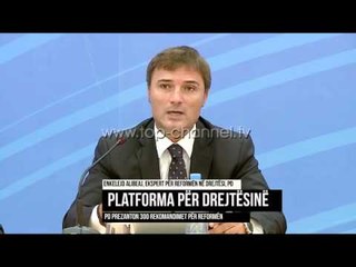 Platforma për drejtësinë, PD prezanton 300 rekomandime - Top Channel Albania - News - Lajme