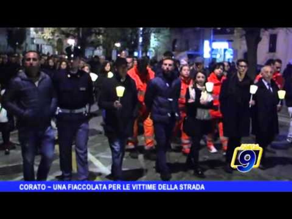 CORATO | Una fiaccolata per le vittime della st...