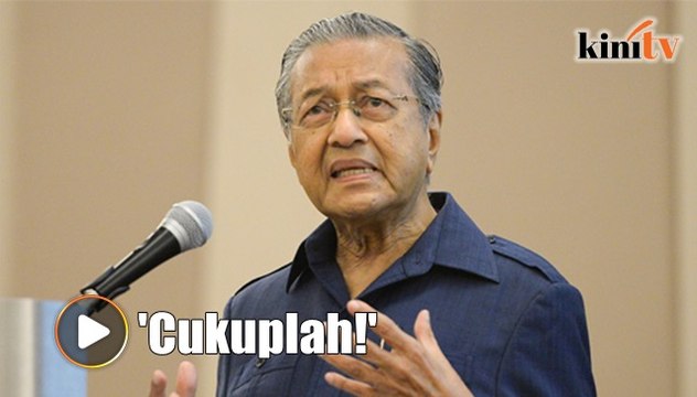 Umno sinking because of you, 'kongsi gelap' Dr M told