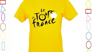 Le Tour de France - Official Tour de France T-Shirt - Size : M - Color : Yellow
