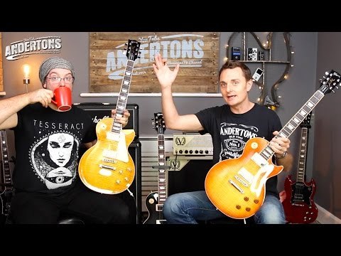 Gibson 2016 Les Paul Standard Trad Spec vs High Performance Spec