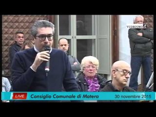 Matera - consiglio comunale 30 novembre 2015