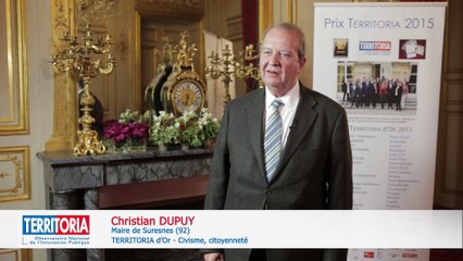 TERRITORIA 2015 : Christian DUPUY, Maire de Suresnes (92)