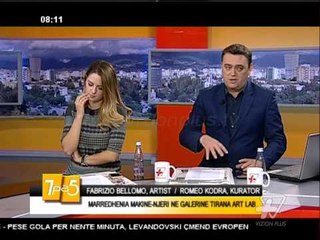 7pa5 - Marredhenia makine-njeri ne Tirana Art Lab - 23 Shtator 2015 - Show - Vizion Plus