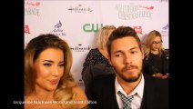 Scott Clifton and Jacqueline M. Wood of The Bold and the Beautiful at 2015 Hollywood Christmas Parade