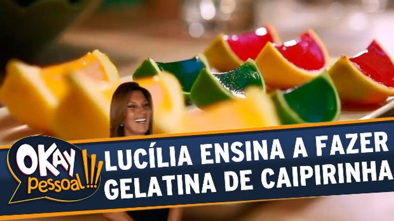 Lucília Diniz ensina a fazer uma gelatina de caipirinha