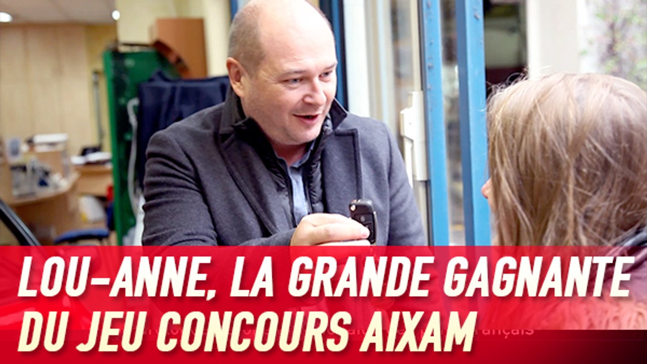 Lou-Anne, la grande gagnante du jeu concours Aixam