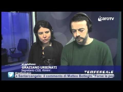 Graziano Urbinati (CGIL) a Tempo Reale: con Job's Act a rischio addetti artigianato