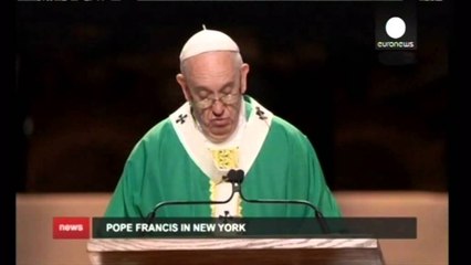 PAPA FRANCESKU MESHE NE NEW YORK PER EMIGRANTET,THIRRJE PER SENSIBILIZIM LAJM