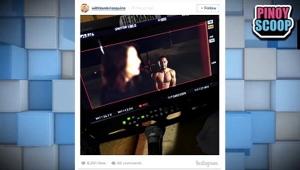 Kris Aquino Shoots Beach Scene With Derek Ramsay