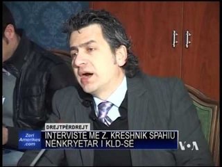 KRESHNIK SPAHIU NE VOA VENDIMI PER SHKARKIMIN E CILESOJ ANTIKUSHTETUES LAJM