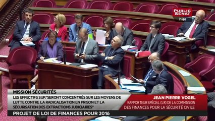 Projet de loi de finances pour 2016 - Crédit Sécurité - Les matins du Sénat (01/12/2015)