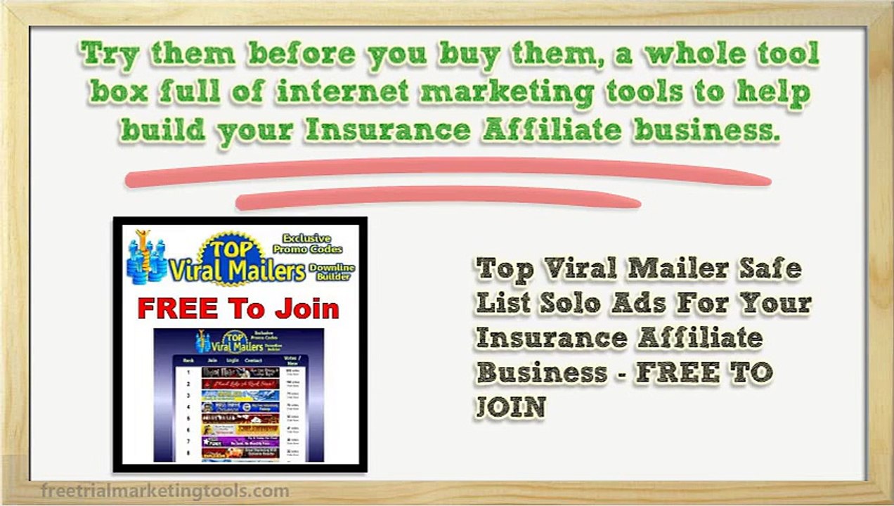 Free Trial Marketing Lead Tools For Insurance Affiliate Business