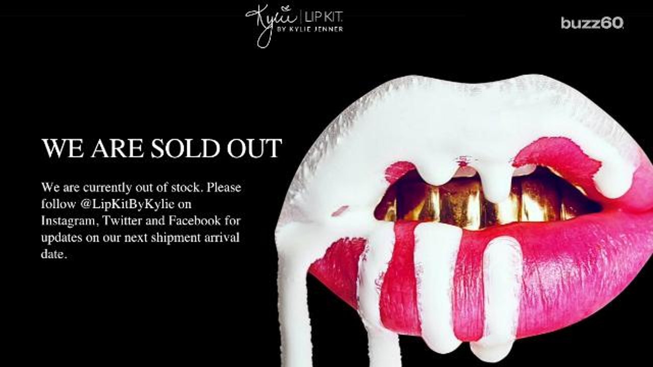 Kylie Jenner's 'Lip Kit' sold out online, going...
