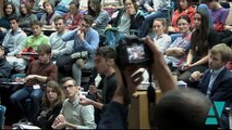 Stéphane Le Foll en débat avec les étudiants d'AgroParisTech