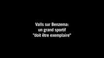 Valls sur Benzema: un grand sportif 