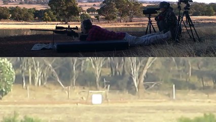 300 Win Mag at 2733yards (1.5 miles)